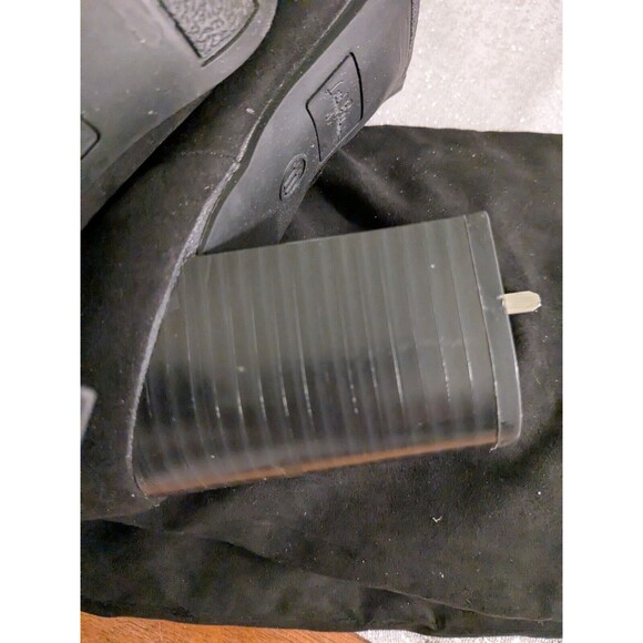 Libby Edelman Boots Sz 11 Boho Embroidery Black Red Festive Tall FlowerChild Y2K - Picture 12 of 13